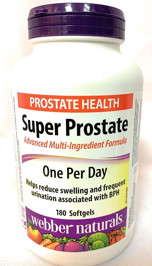 Webber Naturals Super Prostate One Per Day 180 softgels