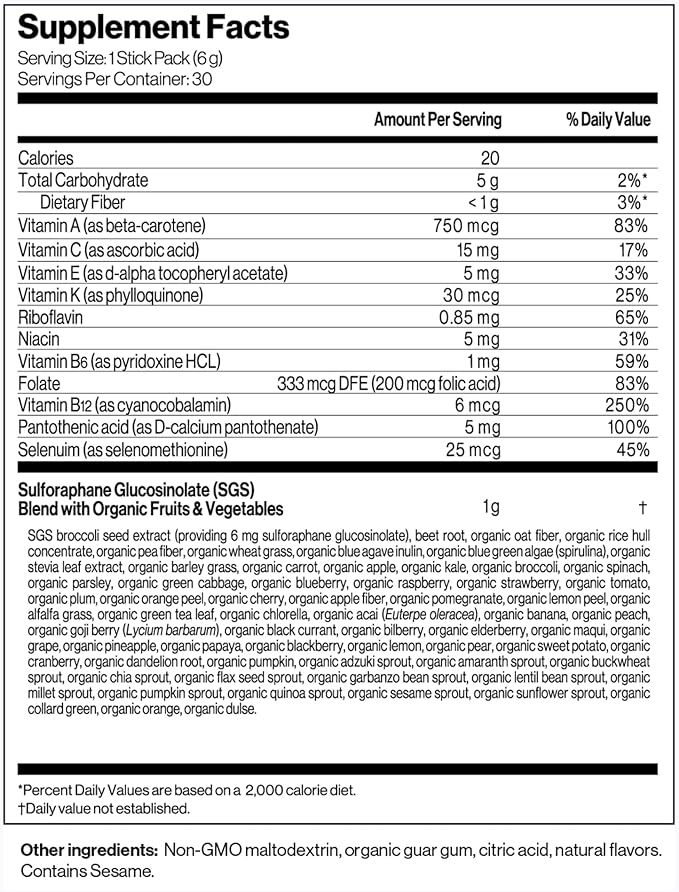 Immunocal Booster – Superfood Antioxidant Blend with 50+ Fruits &amp Vegetables – Supports Immune Health Cellular Defense &amp Daily Wellness (Nrf2) – Sugar-Free Gluten-Free – 30 Servings