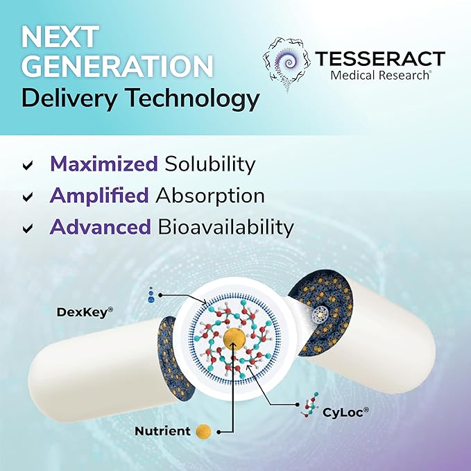 Tesseract Medical Research QuerciSorb SR Immune Support Supplement Sustained Release Quercetin Supports Immune Function and Overall Health Hypoallergenic. 400 mg 90 Capsules