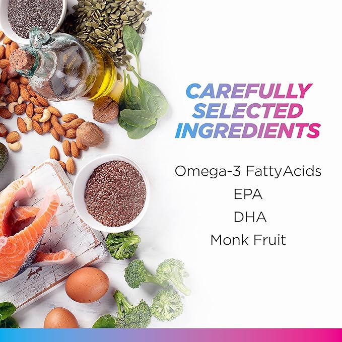 Livingood Daily Liquid Omega 3 Fish Oil EPA &amp DHA Supplement with Monk Fruit &amp Orange Flavor Supports Heart Joint &amp Brain Health Fish Oil for Men &amp Women Non GMO Gluten Free 200