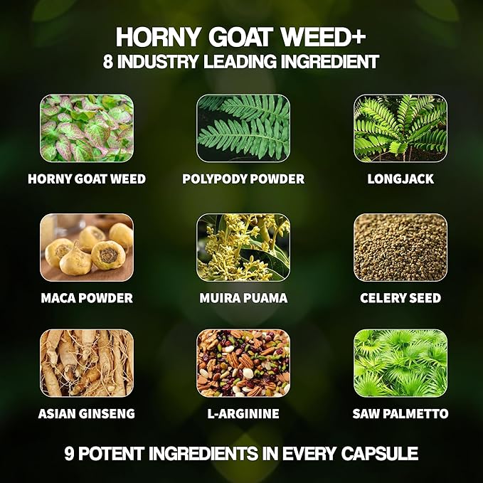 Male Boost Ultra - The Ultimate Male Supplement - Fast Acting Blood Flow Support - Gain Muscle Strength Stamina - Overall Test Level Support - HornyGoatWeed + 8 More - 60 Capsules