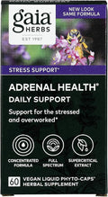 Gaia Herbs Adrenal Health Stress Support 60 Ct