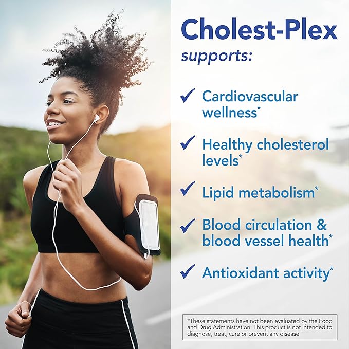 Patient One Cholest-Plex | Supplement to Support Heart and Vascular Health and Healthy Lipid Metabolism* | with RYR CoQ10 and More | 120 Capsules