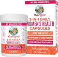 MARYRUTH'S 3-in-1 Daily Health Probiotics for Women | Hormone Support &amp Gut Health Supplement for Women | Women’s Probiotic | 50 Billion CFU | Vegan | 30 ct