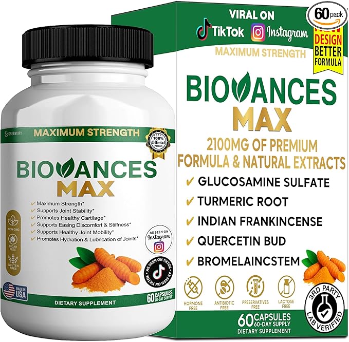 Bioances Max Joint Support Supplement Glucosamine (1)
