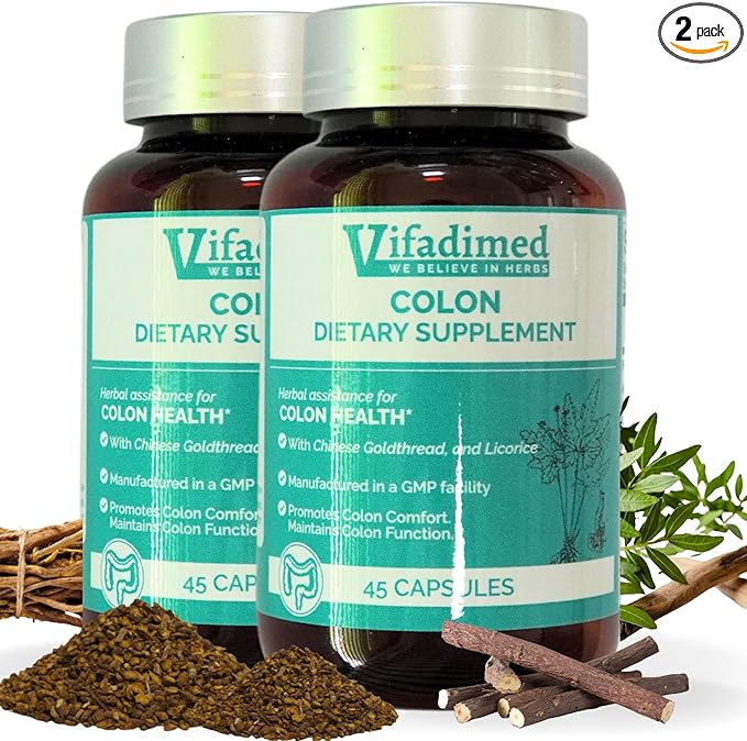 Colon for Diarrhea IBS-DColitis Soothes IrritationEnhances Colon's Function. Intestine LiningGut MicrobiomeColon Motility. IBS Relief90 Capsules.