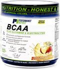 PERFORMANCE INSPIRED Nutrition BCAA Powder – 5G BCAA with Electrolytes Taurine &amp Glutamine – All-Natural Recovery &amp Clean Formula – Tropical Mango Delight – 1.46 lb
