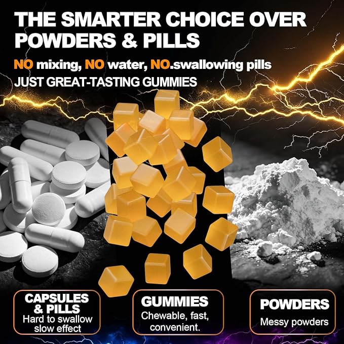 KUKALY Creatine Monohydrate Gummies for Men &amp Women 8500MG Creatine Gummies Sugar Free Pineapple Flavored with L-Taurine BCAA 2:1 B12 B6 for Boost Strength Focus &amp Endurance Vegan Non-GMO