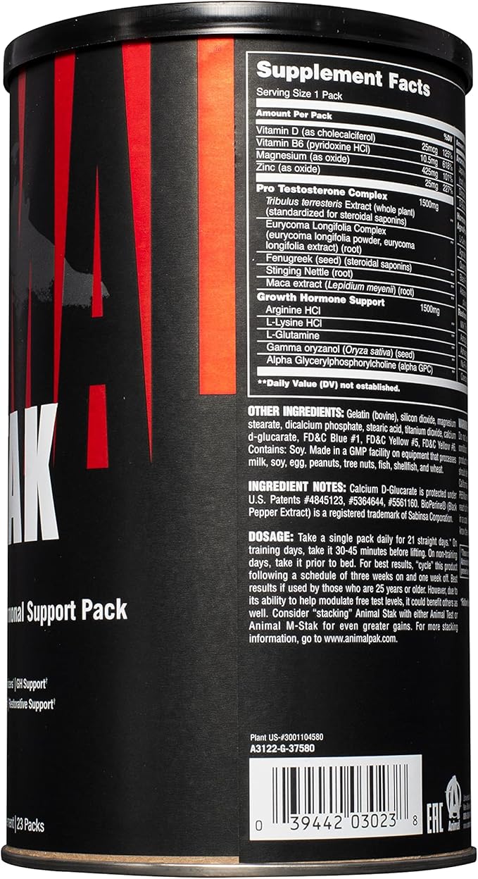 Animal Cuts Thermogenic Fat Burner + Omega + Stak - Weight Loss Management Diet Pills for Men and Women