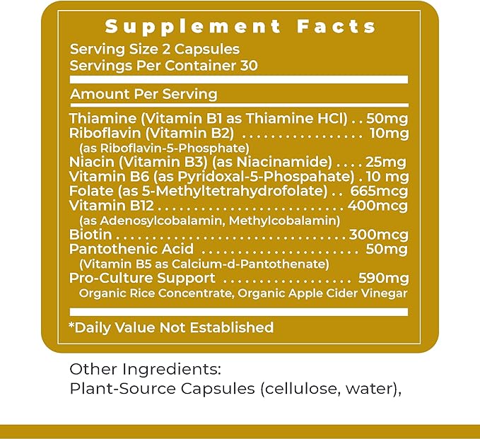Premier Research Labs Complete B - Vitamin B Complex Supplement for Optimal Health | Vitamin B Supplement with Biotin | 9 Active B Vitamins | for Liver Energy &amp Brain Support - 60 Capsules