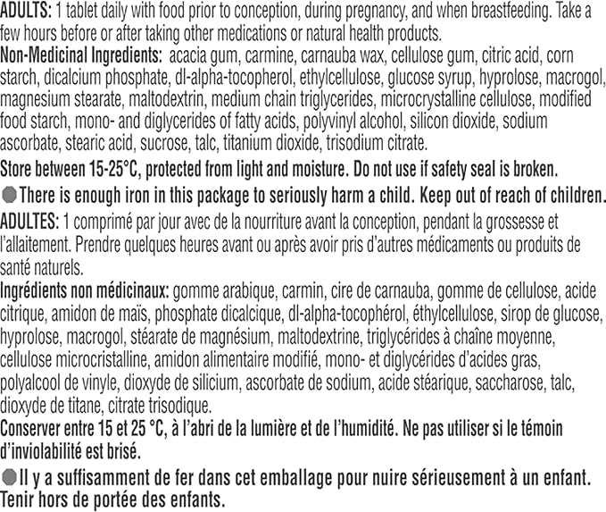 Materna Nestle Prenatal Postpartum Vitamin &amp Mineral Supplement 100 Tablets