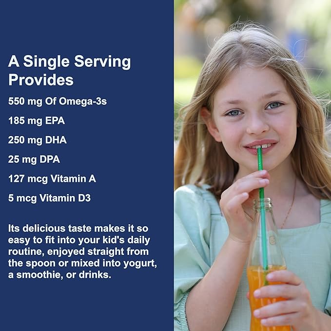Carlson - Kid's Cod Liver Oil 550 mg Omega-3s Vitamins A &amp D3 Wild Norwegian Bubble Gum 250 mL