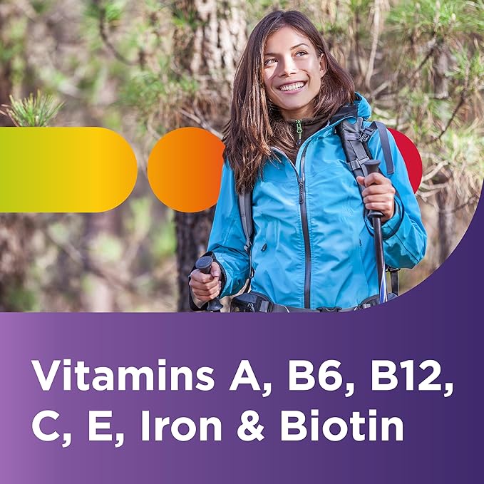Centrum Multivitamin for Women Multimineral Supplement with Iron Vitamin D3 B Vitamins and Antioxidant Vitamins C and E Gluten Free Non-GMO Ingredients - 250 Count