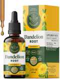 HERBAMAMA Dandelion Root Extract for Liver Detox – Lymphatic Drainage Drops – Dandelion Root Supplement – Non-GMO Alcohol &amp Sugar-Free Liver Support Supplement - 28-Day Supply