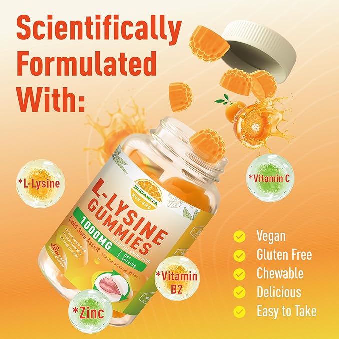 Lysine Gummies and Alpha GPC Gummies