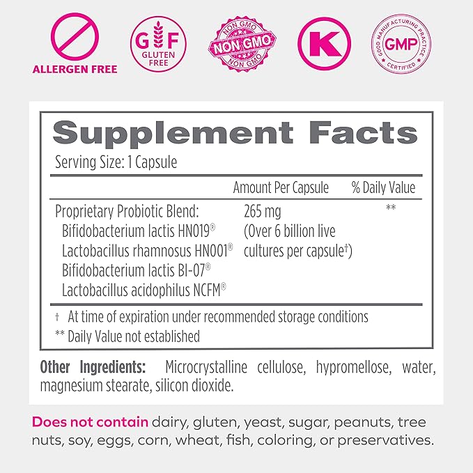 Florajen Kids Probiotics Daily Gut Health &amp Immune Support Supplement Constipation and Bloating Relief 120 Capsules (Refrigerated)