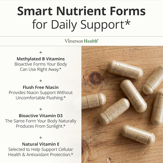 Multivitamin for Women with Methylated Vitamins and Chelated Minerals for Energy Focus and Immune Health – Premium Daily Womens Multivitamins &amp Multiminerals – 60 Capsules