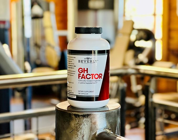 Beverly International GH Factor 180 Capsules. Arginine and Lysine Supplement Amino Acid Formula. Revitalize Your Physique.