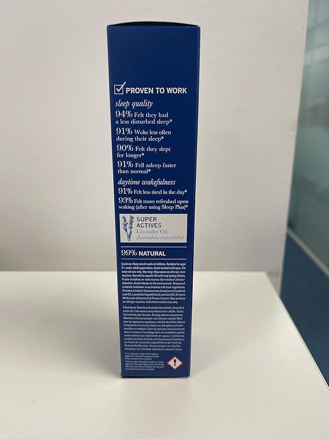 THISWORKS sleep plus pillow spray Fast-Acting Natural Rest with with Essential Oils of Lavender Vetivert and Camomile 100ml 3.3 fl oz