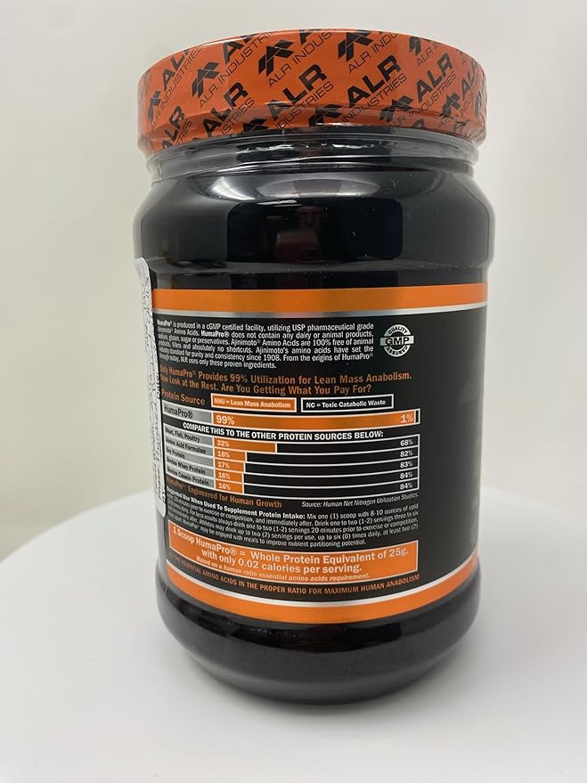 ALR Industries HumaPro Essential Amino Acid Formula | EAA Protein Supplement | Supports Muscle Recovery &amp Performance | Vegan Gluten Free | | 45 Servings (Apple Pear)