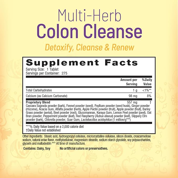 Nature's Secret Multi-Herb Colon Cleanse 275 Tab