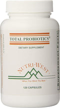 nutri-west Total Probiotics 120 Capsules 2.4 Ounce