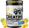 Natures Aid NSF Certified Creatine Gummy 5g - Creatine Monohydrate Gummies – Pre-Workout Energy &amp Muscle Growth Support for Men &amp Women | Pineapple Electrolyte Gummies (135 Count)
