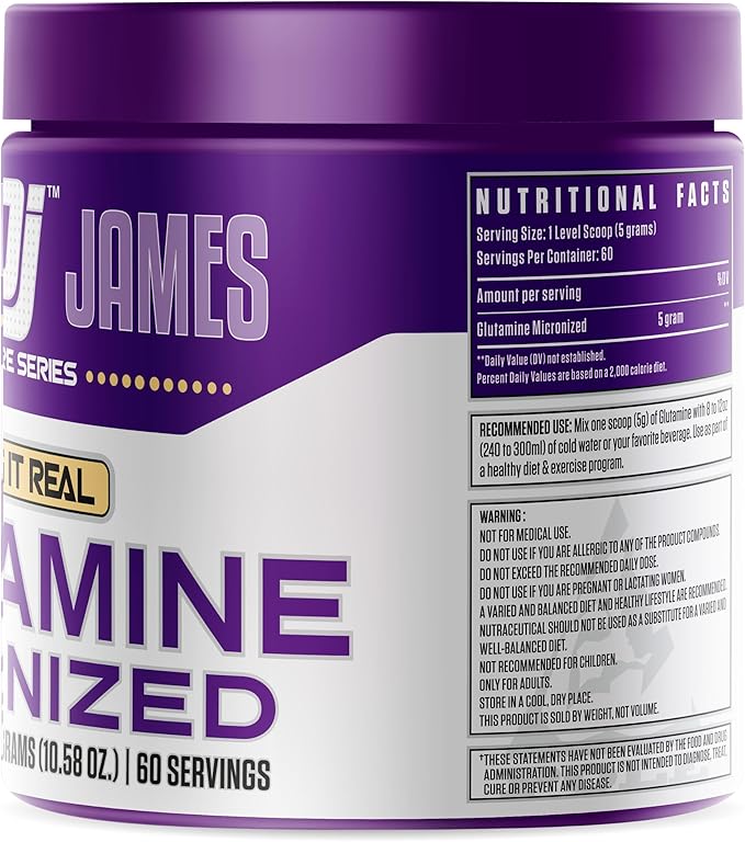 DENNIS JAMES Signature Series Glutamine Micronized | 60 Serving 300g