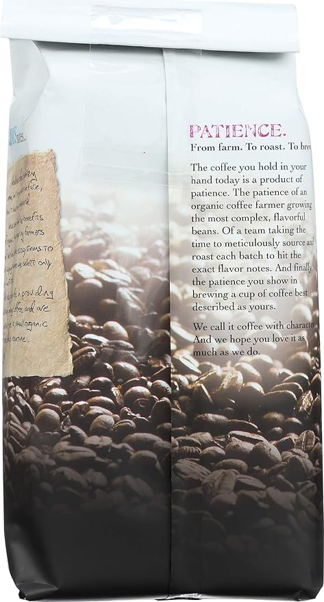 JIMS ORGANIC COFFEE Organic Ground Hazelnut Decaf Coffee 12 OZ