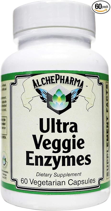 Ultra Veggie Enzymes w/protease enzymes Active at pH Levels of 6.0 4.5 and 3.0 (Patented nzimes™)