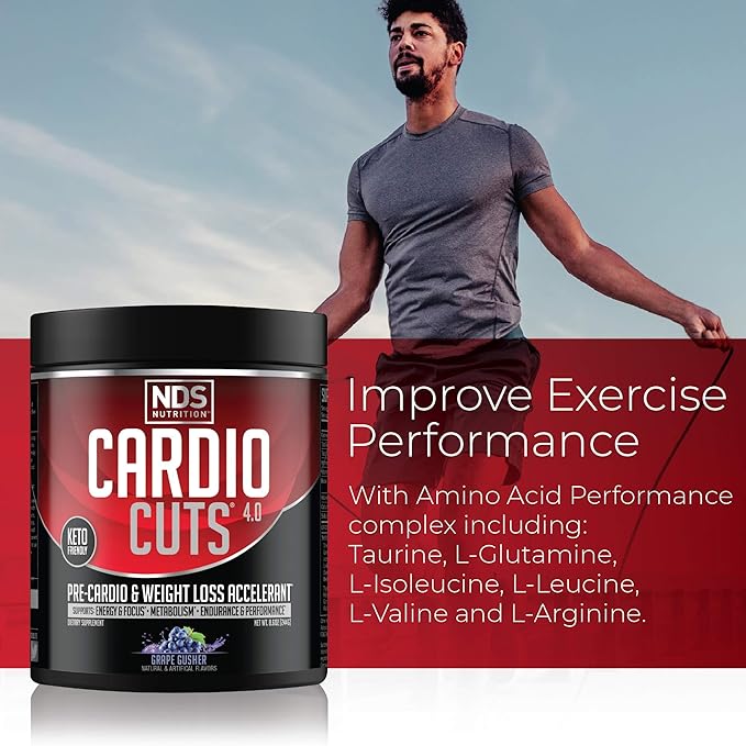 NDS Nutrition Cardio Cuts 4.0 - Grape Gusher20 servings (Pack of 1)