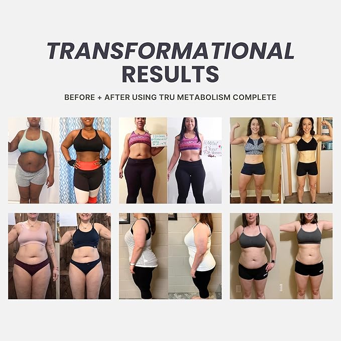 TRU Supplements Metabolism Advanced Fat Loss Fight Cravings Boost Mood No Jitters or Crash 30 Servings