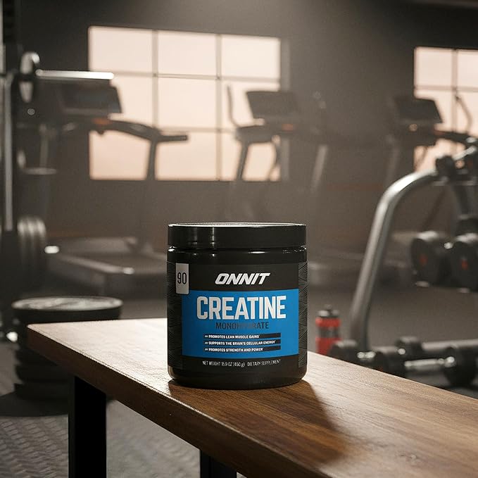ONNIT Creatine Monohydrate Powder – Unflavored 90-Serving Value Size – Supports Strength Lean Muscle and Brain Energy† – Keto Friendly No Fillers 90 Servings 15.29 oz