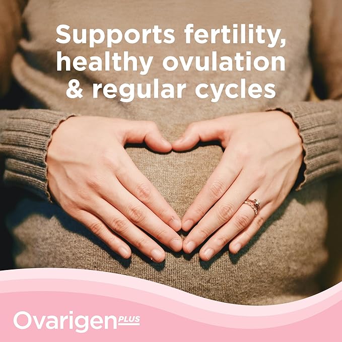 CalmCo Ovarigen Plus Myo-Inositol &amp D-Chiro Inositol Supplement for Women – 40:1 Powder with Folic Acid Ashwagandha &amp Vitamin D3 Fertility Supplements for PCOS Ovarian Support (60 Sachets)