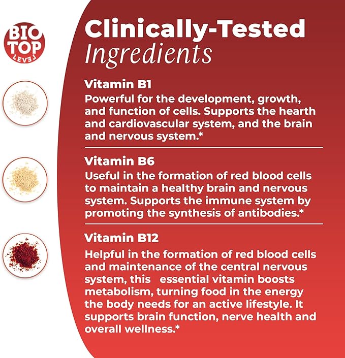 Vitamin B12 Sublingual Liquid Drops (5000 mcg) Plus B1 &amp B6 in Fastest Absorption Way. Best Formula to Support Brain Cells &amp Nerve Tissue Enhance Red Blood Cell Function Increase Energy &amp
