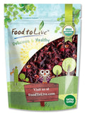 Food to Live Organic Hibiscus Flowers 8 Ounces – Whole Petals. Great for Herbal Tea. Non-GMO. Caffeine-free. Good Source of Vitamin C. Bulk. Kosher