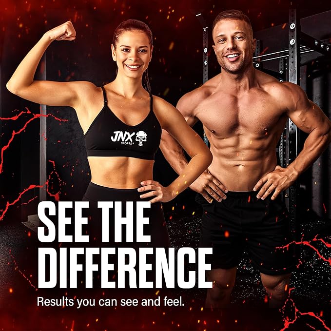 JNX SPORTS The Omen! Thermogenic Fat Burner – Fat Burner for Men &amp Women with Acetyl-L-Carnitine | Appetite Suppressant &amp Weight Loss Supplement | 100 Capsules