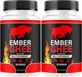 (2 Pack) Ember Ghee Pills for Men - Official Ember Ghee Supplement Suppport Capsules Premium All Natural EmberGhee Maximum Strenght Multivitamin Pills Advanced Formula 120 Capsules for 2 Months