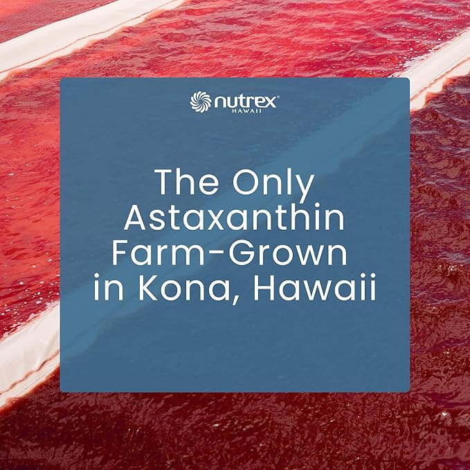 Nutrex Hawaii BioAstin Hawaiian Astaxanthin - 12mg 60 Gummies - Farm-Direct Premium Antioxidant Supplement to Support Eye Skin Joint &amp Immune System Health - Non-GMO &amp Gluten-Free