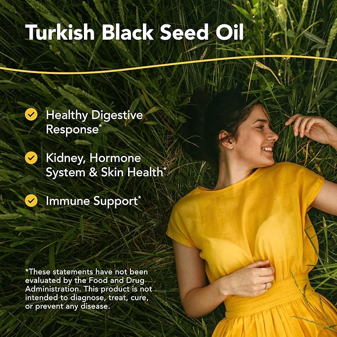 NORTH AMERICAN HERB &amp SPICE Black Seed Oil - 12 fl oz - Digestive &amp Immune Support - Contains Oreganol P73 Oregano Oil &amp Rosemary Oil - Non-GMO - 72 Servings