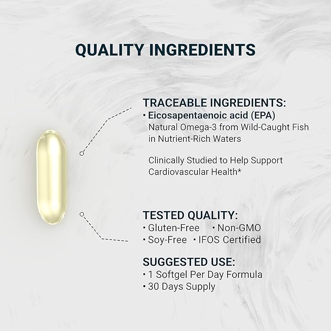 Naturalis Triple Strength UltraEPA™ EPA 1000mg | Pharmaceutical Grade High Purity 99% Omega-3 with 96.5% EPA Burpless Fish Oil | IFOS Certified Sustainably Sourced Non-GMO | Pack of 3