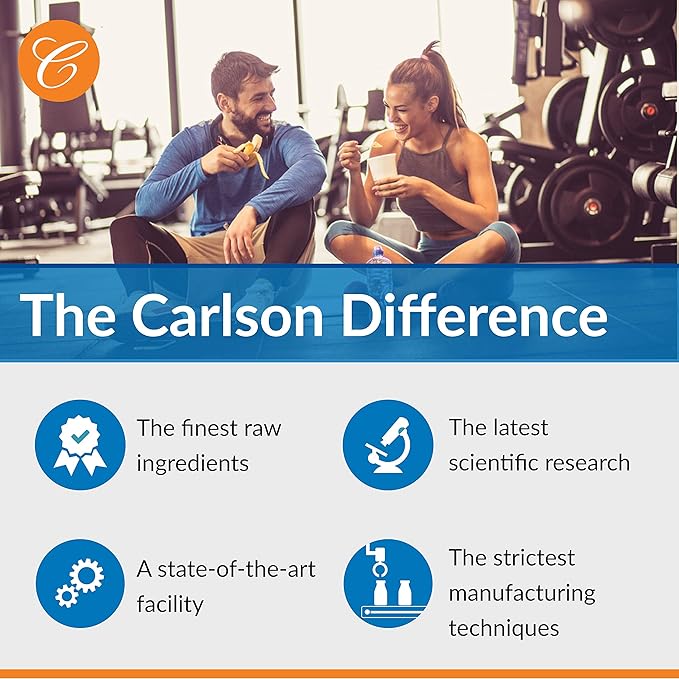 Carlson - Co-Q10 Co-Enzyme Q10 50 mg Energy Production &amp Heart Function 60 Softgels