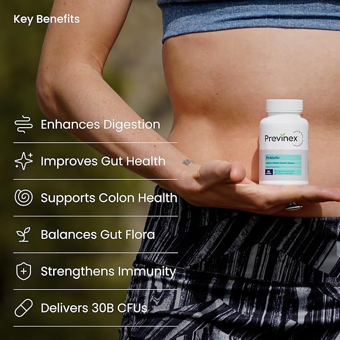 Probiotic - Advanced Strength Probiotics w/Prebiotics: 30B CFU's - Digestion Post-Antibiotic Colon Health Gut Health &amp Immune System Support - Shelf Stable Acid Resistant High Potency