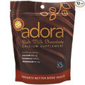 Adora Calcium Supplement Fairtrade Milk Chocolate Pack of 12 - 30 ct