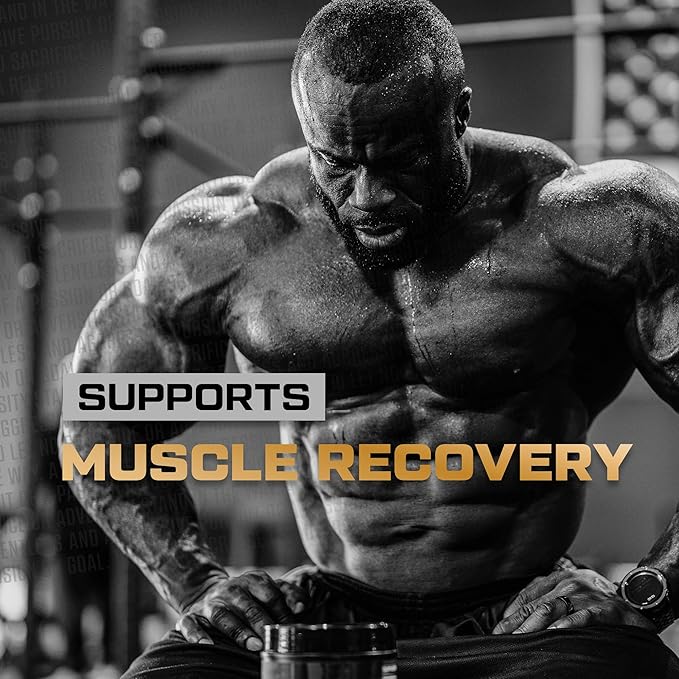 HOSSTILE Glutamine Fermented L Glutamine Powder for Men &amp Women Enhance Muscle Recovery Support Protein Synthesis Post Workout Recovery Drink Unflavored 60 Servings