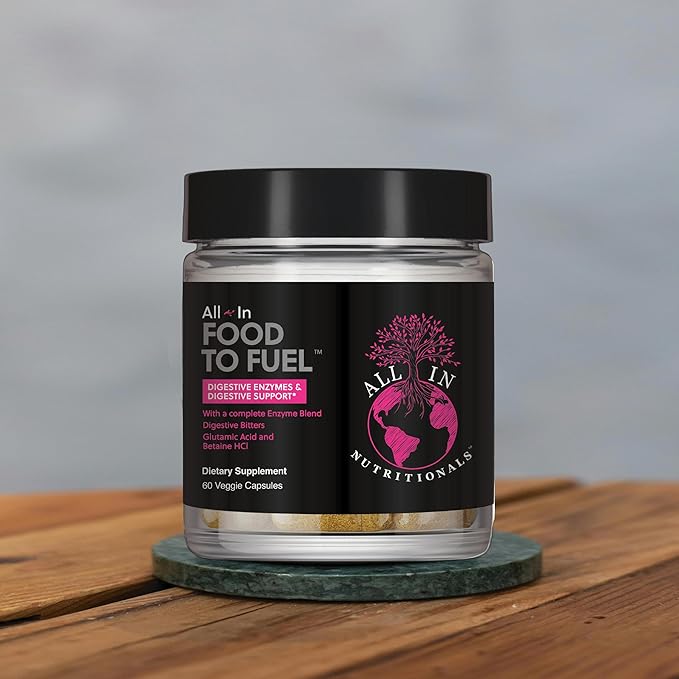All In Nutritionals Food to Fuel- Formulated to Support The Digestion Absorption and Assimilation of All Food Groups. 30 Servings in Every Jar!
