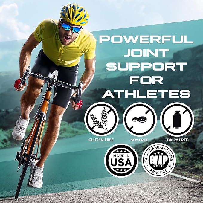 Granite Joint Care: Premium UC-II Collagen Turmeric Curcumin C3 AKBA Boswellia + More - All-in-One Support for Joint Mobility Comfort &amp Strength (60ct)