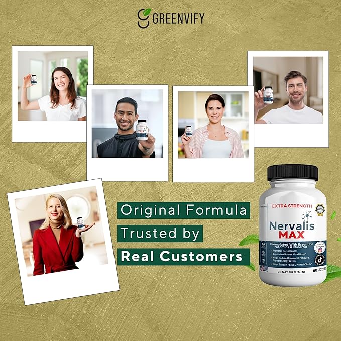 Nervalis MAX Extra Strength Nerve Health Support 60 Capsules 30-Day Supply (1)