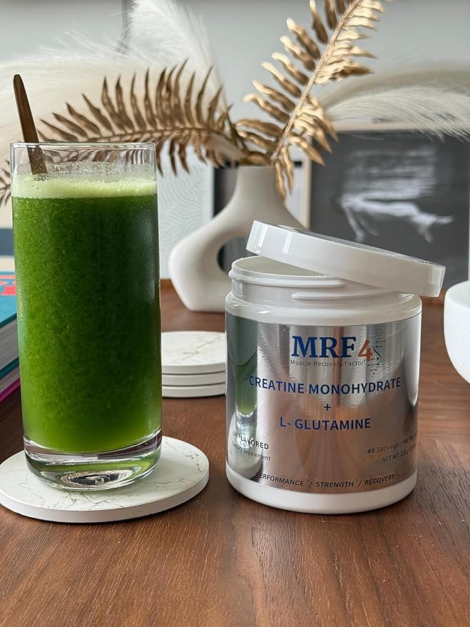 Creatine Monohydrate Plus L-Glutamine Powder Supplement